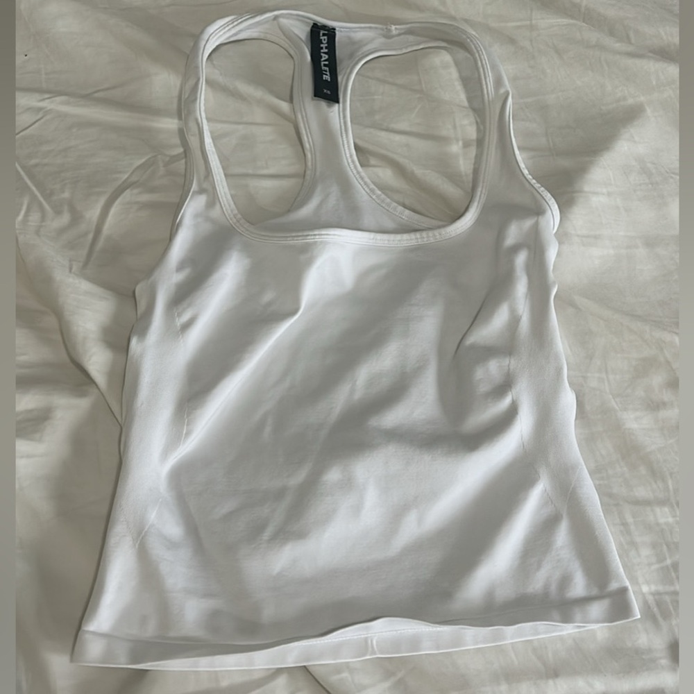 Alphalete White Tank Top